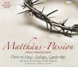 MATTHEUS PASSION CD3 + DVD - BACH / KINGS COLLEGE CHOIR - 5028421941264