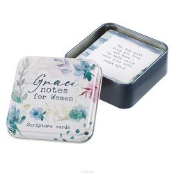 GRACE NOTES FOR WOMEN - SCRIPTURE CARDS IN TIN - 6006937147454