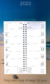 WEEKKALENDER 2022 OMLEG DAG AAN DAG