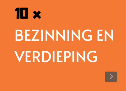 Bezinning en verdieping