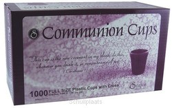 1000 COMMUNION CUPS WITH ETCHED CROSS - COMMUNION WARE - 788200564705