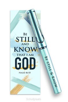 PEN/BOOKMARK BE STILL & KNOW - 9555483823178