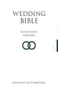 WEDDING BIBLE - WHITE (IN SLIPCASE) - BIBLE - KJV - 9780008225056