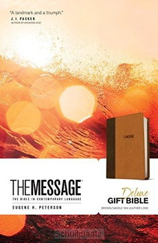 MES - DELUXE GIFT BIBLE - BROWN/SADLE TAN, IMITATION LEATHER - 9781631465789