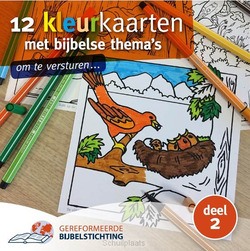 12 KLEURKAARTEN MET BIJBELSE THEMA'S 2 - 9782222539001