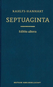 SEPTUAGINTA - EDITIO ALTERA - RAHLFS HANHART - 9783438051196