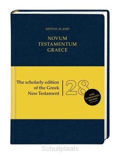 NOVUM TESTAMENTUM GRAECE 28E ED - NESTLE ALAND - 9783438051400