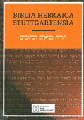 BIBLIA HEBRAICA STUTTGARTENSIA STUDIE ED - 9783438052223