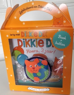 JARIG MET DIKKIE DIK - HOERA, 3 JAAR! - BOEKE, JET - 9789025772659