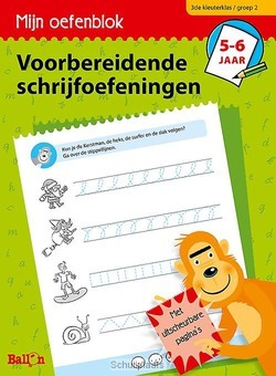 VOORBEREIDENDE SCHRIJFOEFENINGEN 5-6 JR - MIJN OEFENBLOK - 9789037490114