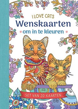 WENSKAARTEN OM IN TE KLEUREN - I LOVE CA - 9789044764680