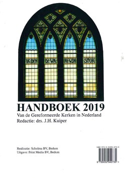HANDBOEK 2019 GEREF KERKEN IN NEDERLAND - 9789052942735