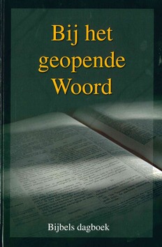 BIJ HET GEOPENDE WOORD 2019 - 9789055519682