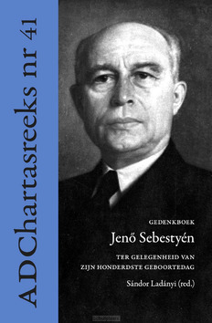 GEDENKBOEK JEN? SEBESTYÉN. TER GELEGENHE - LADÁNYI, SÁNDOR - 9789055606146