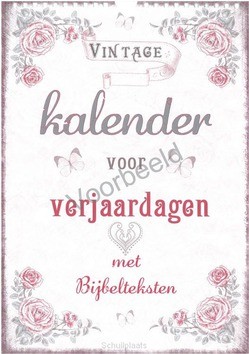 VERJAARDAGSKALENDER VINTAGE - 9789059074170