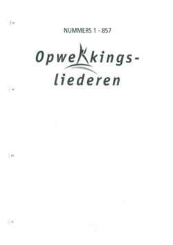 TEKSTBOEK AANV 45 845 - 857 GROTE LETTER - OPWEKKING 2021 - 9789059696884