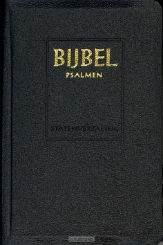 BIJBEL SV PSALMEN 1773 12 GEZANGEN ZWART - STATENVERTALING - 9789065393234