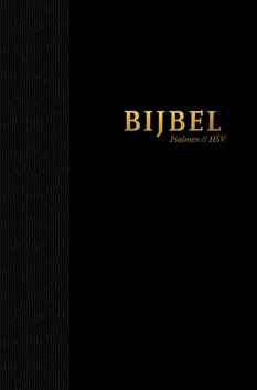 BIJBEL HSV MET PSALMEN  HARDCOVER ZWART - HERZIENE STATENVERTALING - 9789065394583