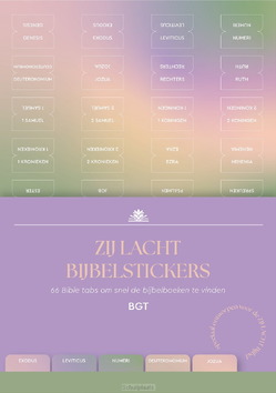 ZIJ LACHT BIJBELSTICKERS BGT - LACHT, ZIJ - 9789065396099