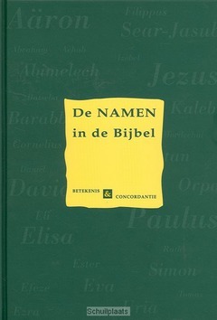 NAMEN IN DE BIJBEL - 9789066942141