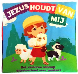 JEZUS HOUDT VAN MIJ BABY KNISPER BOEKJE - ZACHT KNISPER BOEKJE - 9789083031354