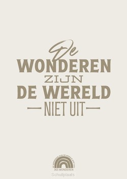 WONDEREN ZIJN DE WERELD NIET UIT - DRONKELAAR, DANIEL VAN - 9789083507361