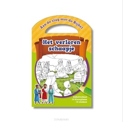 VERLOREN SCHAAPJE INCL STICKERS - KLEURBOEK MET HANDVAT - 9789465020501