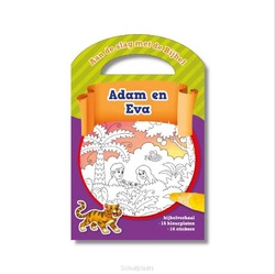 ADAM EN EVA INCL STICKERS - KLEURBOEK MET HANDVAT - 9789465020525