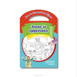 JEZUS IS OPGESTAAN INCL STICKERS - KLEURBOEK MET HANDVAT - 9789465020556