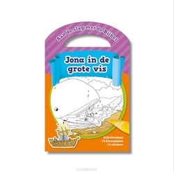 JONA IN DE GROTE VIS INCL STICKERS - KLEURBOEK MET HANDVAT - 9789465020563