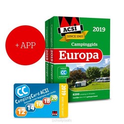 ACSI CAMPINGGIDS EUROPA 2019 + APP SET 2 - ACSI - 9789492023629
