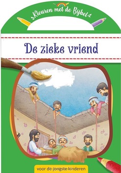 ZIEKE VRIEND - KLEURBOEK, MET HANDVAT - 9789493208438