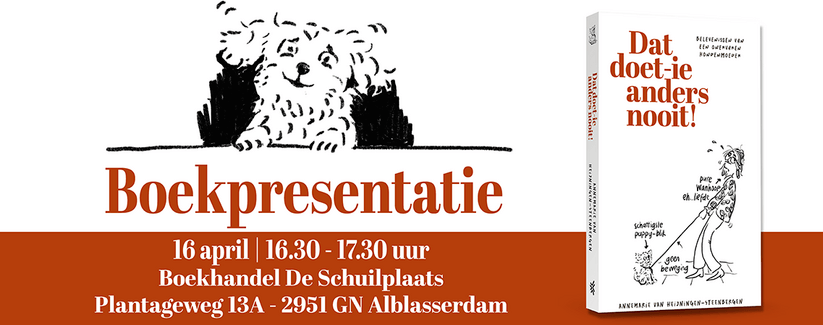 Boekpresentatie Dat doet-ie anders nooit Annemarie van Heijningen