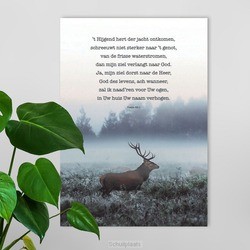 POSTER A4  T HIJGEND HERT  PSALM 42 - HOUR OF POWER - MA26117