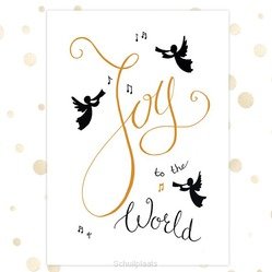 POSTER JOY TO THE WORLD - GOLDEN BLESSING - MA36204