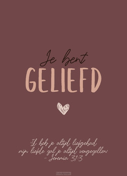 INTERIEURBORD A4 JE BENT GELIEFD - LUV2022 - MA44112