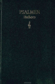 PSALMBOEK DATHEEN ALLE VERZEN NOTEN - P10D